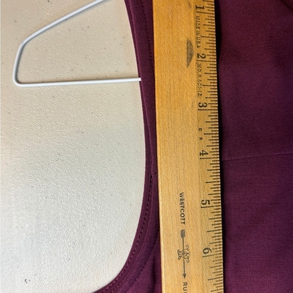 Chico’s Twist Knee Dress Monrovia Wine Size 1 - Picture 7 of 14